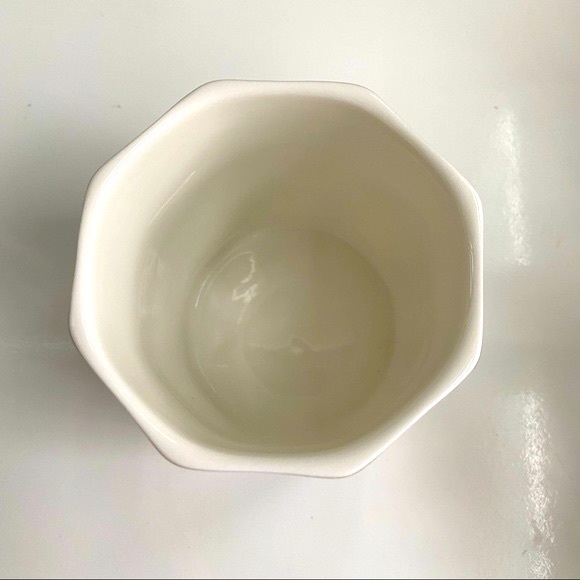 Ceramic Organizer - Abstract Geometric - Contemporary Marbled - Green Orange NWT - Picture 5 of 7